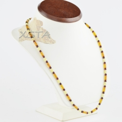 Men's amber necklace with Baltic amber